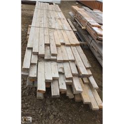 LOT OF ASSORTED LENGTHS 2" X 4" DIMENSION LUMBER