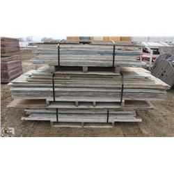 3 STACKS OF ASSORTED CONCRETE FORMWORK PLYWOOD
