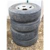 Image 1 : 4 TIRES WITH RIMS