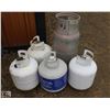 Image 1 : 5 ASSORTED PROPANE TANKS