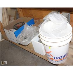 ASSORTED TOOL, DRYWALL SCREWS, NAILS &