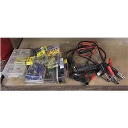 LOT OF ASSORTED FUSES & ELECRICAL CONNETIONS