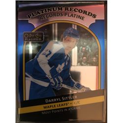 2017-18 O-Pee-Chee Paltinum Records Darryl Sittler