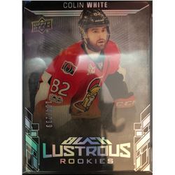 2017-18 UD Black Lustrous Rookies Colin White #LR-CW