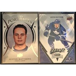 2018-19 Upper Deck Portraits Auston Matthews #P-34,And