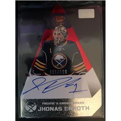 2013-14 Crown Royale Autographs Ruby Jhonas Enroth