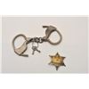 Image 1 : 19FH-128 U.S. MARSHALL BADGE  CUFFS