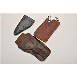 19FH-87 ANTIQUE HOLSTER LOT