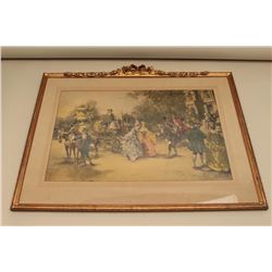 17JE-31 CARRIAGE SCENE PRINT