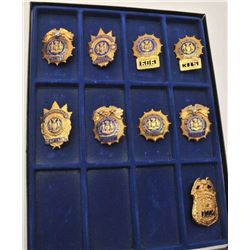 18DC-7 9 NEW YORK BADGES