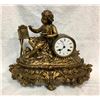 Image 1 : 19GFE-52 FRENCH SPELTER FIGURE PAINTING