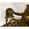 Image 2 : 19GFE-52 FRENCH SPELTER FIGURE PAINTING