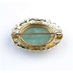 19CAI-60 JADE BROOCH