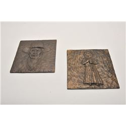 17HQ-70 PAIR OF BRONZES