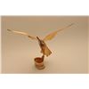 Image 2 : 18KO-36 FOLK ART 19TH CEN. CARVED HORN BIRD