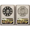Image 2 : Set of 2018 Mexico 1 Onza Silver Libertad Coins NGC MS70 & PF70 Ultra Cameo