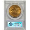Image 2 : 1922 $20 St. Gaudens Double Eagle Gold Coin PCGS MS63