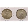 Image 2 : Lot of (2) 1926-S $1 Peace Silver Dollar Coins