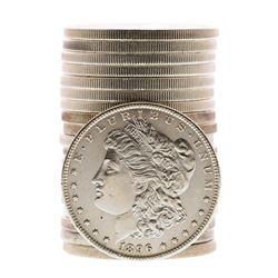 Roll of (20) Brilliant Uncirculated 1896 $1 Morgan Silver Dollar Coins