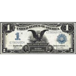 1899 $1 Black Eagle Silver Certificate Note