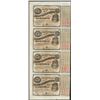 Image 1 : Uncut Sheet of (4) State of Louisiana Baby Bond Obsolete Notes