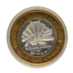 .999 Fine Silver Rio Las Vegas, Nevada $10 Limited Edition Gaming Token