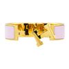 Image 3 : Hermes 18KT Gold Plated Clic H Bracelet