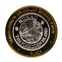 .999 Fine Silver Plaza Casino Las Vegas, NV $10 Limited Edition Gaming Token