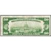 Image 2 : 1929 $50 Peoria, Illinois CH# 3296 National Currency Note Low Serial Number