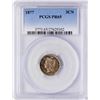 Image 1 : 1877 Proof 3 Cent Nickel Coin PCGS PR65