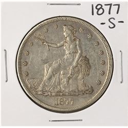 1877-S $1 Trade Silver Dollar Coin