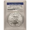 Image 1 : 2018-W $1 Burnished American Silver Eagle Coin PCGS SP70