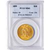 Image 1 : 1899 $10 Liberty Head Eagle Gold Coin PCGS MS61