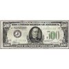 Image 1 : 1934A $500 Federal Reserve Note Kansas City