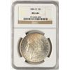Image 1 : 1884-CC $1 Morgan Silver Dollar Coin NGC MS64+