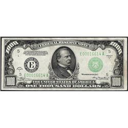 1934A $1,000 Federal Reserve Note Richmond