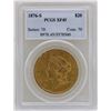 Image 1 : 1876-S $20 Liberty Head Double Eagle Gold Coin PCGS XF45