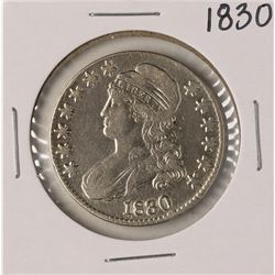 1830 Large 0 Capped Bust Half Dollar Coin