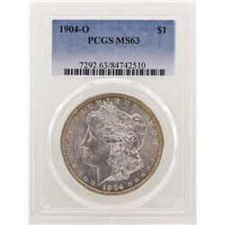 1904-O $1 Morgan Silver Dollar Coin PCGS MS63