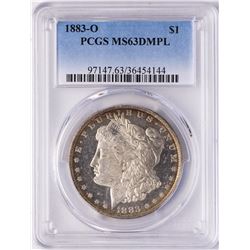 1883-O $1 Morgan Silver Dollar Coin PCGS MS63DMPL
