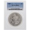 Image 1 : 1887 $1 Morgan Silver Dollar Coin PCGS MS63