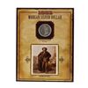 Image 1 : 1883-O $1 Morgan Silver Dollar Coin with Geronimo Stamp