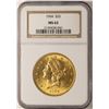 Image 1 : 1904 $20 Liberty Head Double Eagle Gold Coin NGC MS63