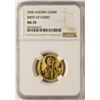 Image 1 : 2000 Austria 500 Shillings Birth of Christ Gold Coin NGC MS70