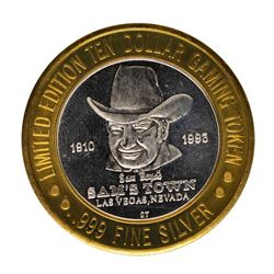 .999 Fine Silver Sam's Town Casino Las Vegas $10 Limited Edition Gaming Token