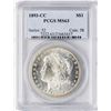 Image 1 : 1893-CC $1 Morgan Silver Dollar Coin PCGS MS63