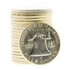 Image 2 : Roll of (20) Brilliant Uncirculated 1961 Franklin Half Dollar Coins