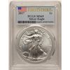 Image 1 : 2017 $1 American Silver Eagle Coin PCGS MS69 First Strike