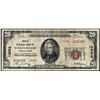Image 1 : 1929 $20 Miners NB Wilkes-Barre, PA CH# 13852 National Currency Note