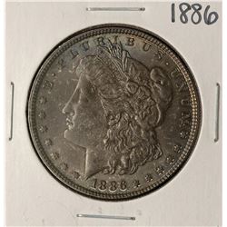 1886 $1 Morgan Silver Dollar Coin Nice Toning